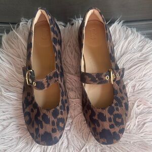 Puma Women's Brown Leopard Flats